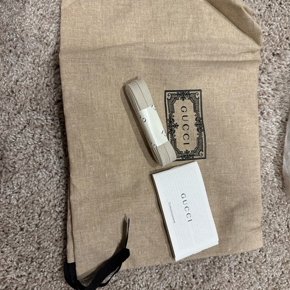 NEW GUCCI Macro GG SUPREME 80 sneaker’s. Beige Ebony women size 40+ - Picture 7 of 7